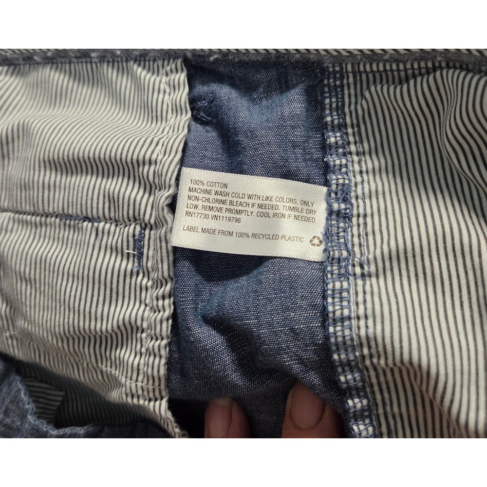 Goodfellow & Co Sz 38 Mens Every Wear Shorts Blue Chambray 100% Cotton 9 Inseam - Picture 5 of 5
